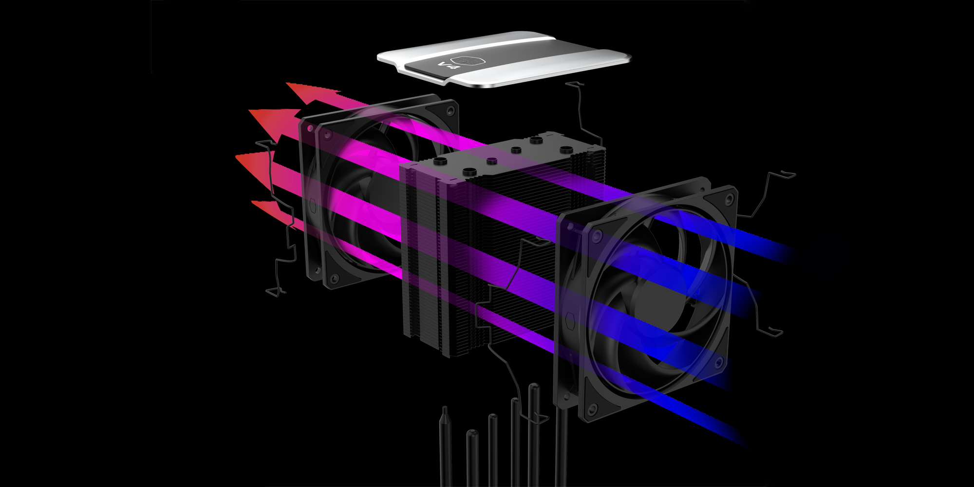 Vorschaubild: Cooler Master V4 Alpha 3DHP - Test/Review
